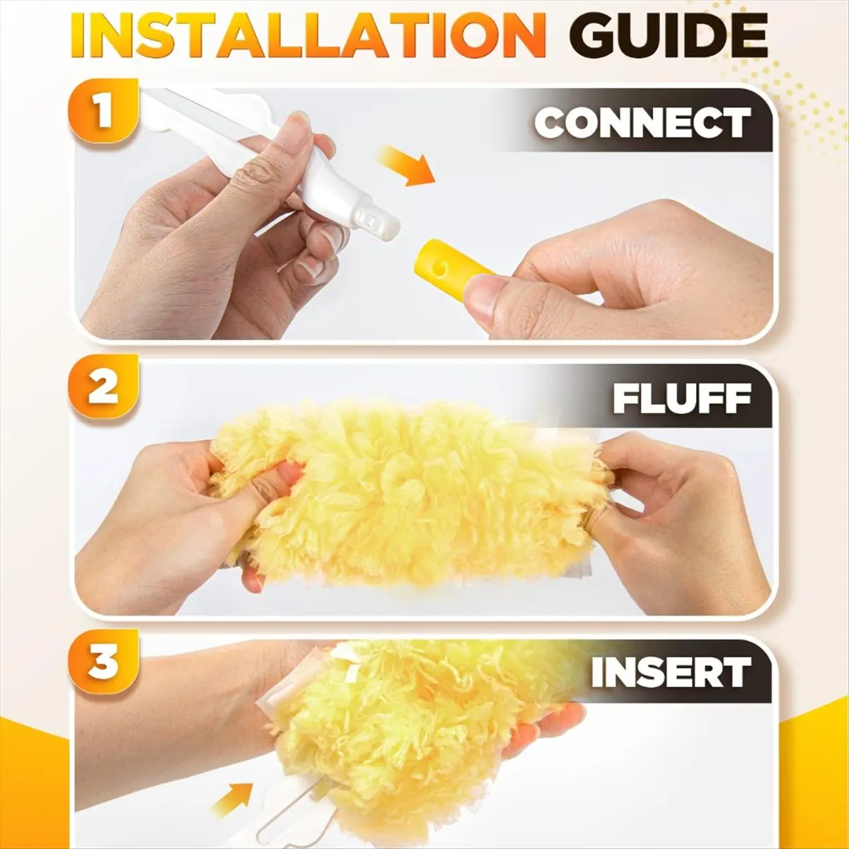 30 Count Heavy Duty Duster Refills, Multisurface 360° Larger Size Dusters with 4X Microfibers,for Cleaning Home &LICG