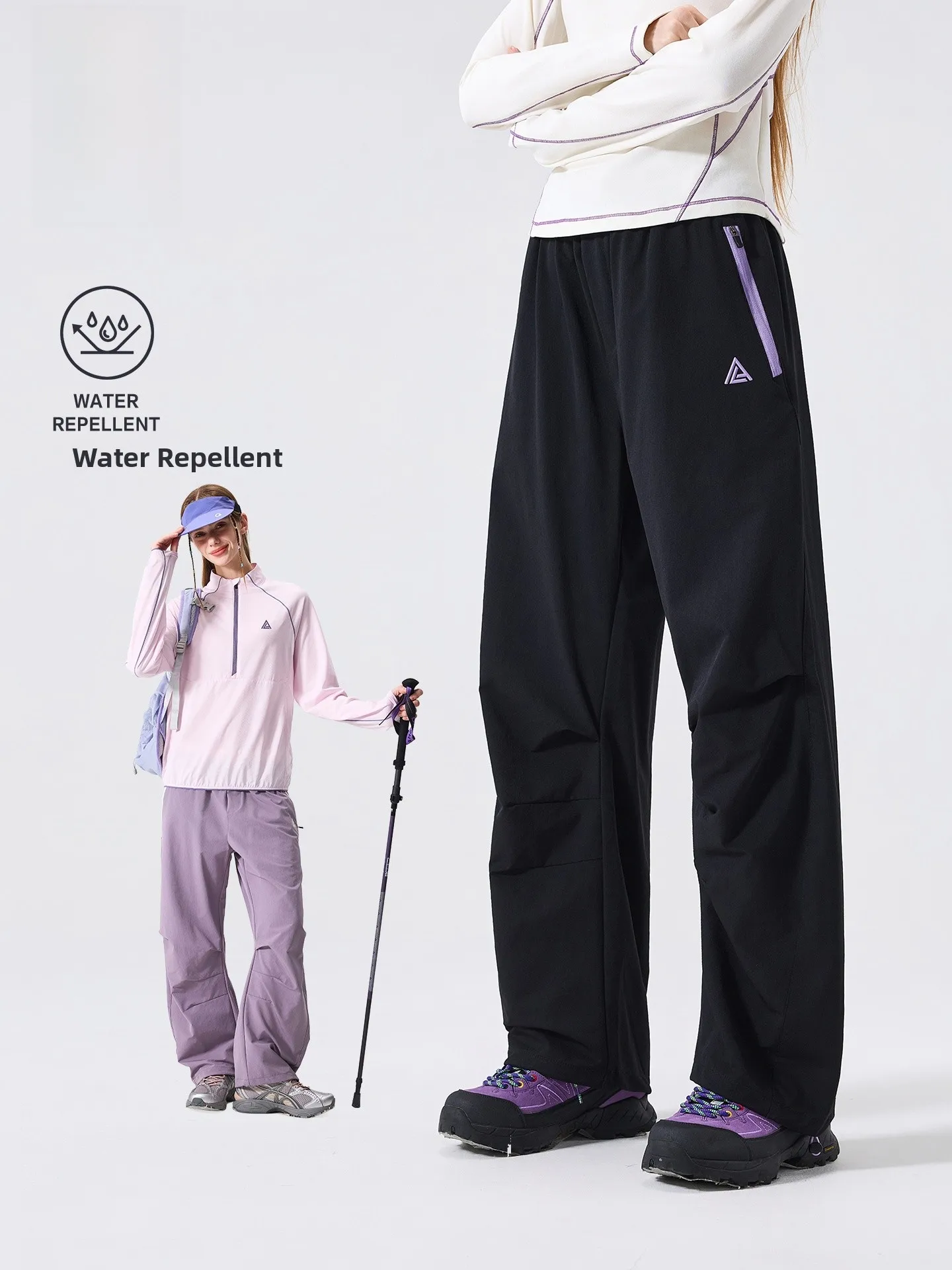 LAZY DAY Outdoor Waterproof Hiking Trousers Women's Autumn Winter Functional Walking Wear Resistant Sports Workwear Pants