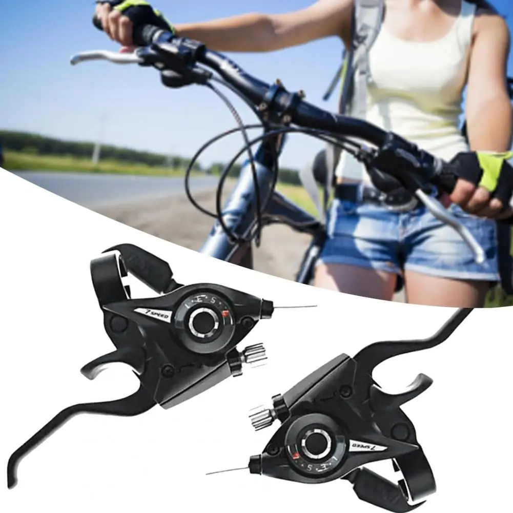 1Pc Transmission Corrosion Resistant 3 Speed/7 Speed Maximum Security Left/Right Thumb Shifter   Speed Shifter  for Bicycle