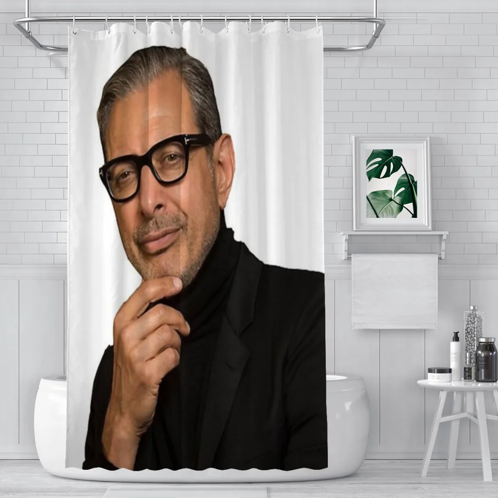 Jeff Goldblum Shower Curtain for Bathroom  Aesthetic Room Decoration