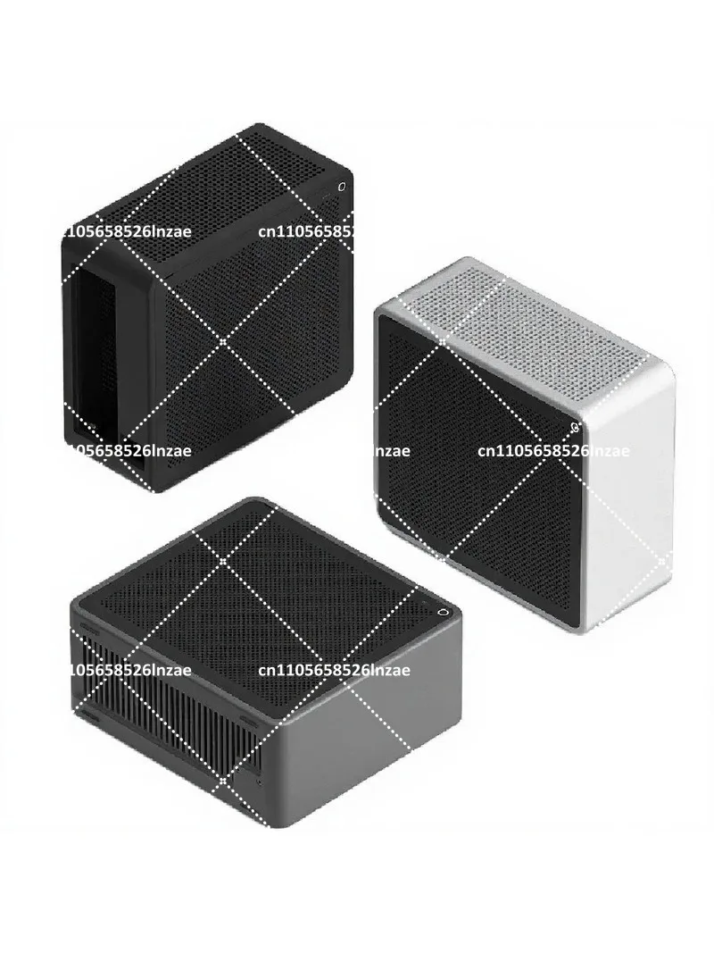 2022 MQ4 Core Display All Aluminum Alloy Integrated ITX Chassis for HTPC Desktop Small Form Factor PC Case
