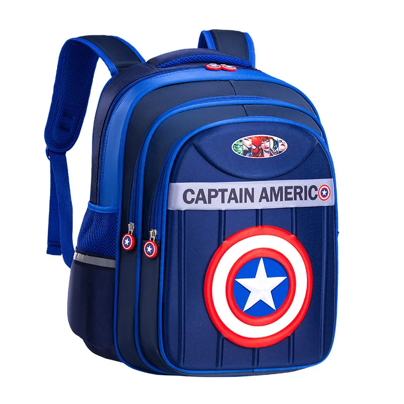 Marvel Series Movies Avengers SpiderMan Captain America Children Backpack Leisure Travel 3D Printing Schoolbag Kid Birthday Gift