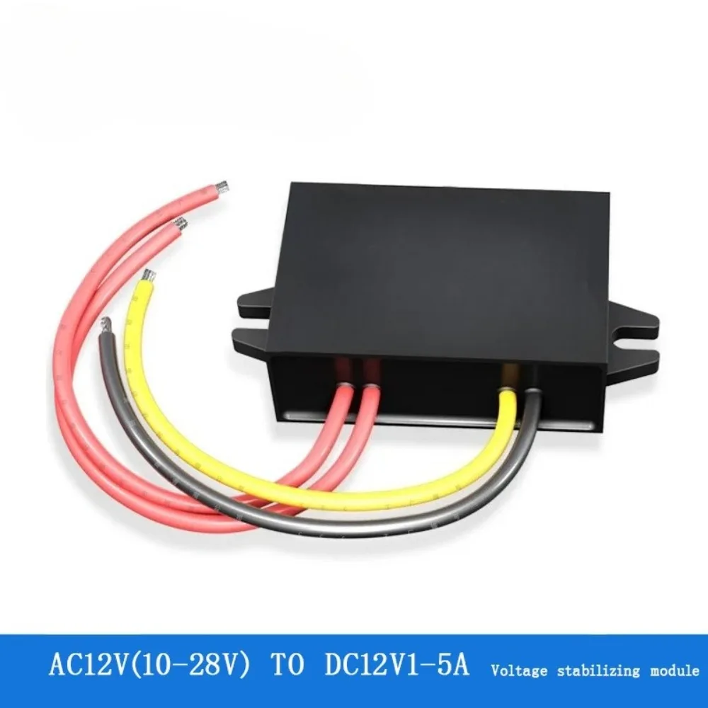 AC12V naar DC12V 1A 2A 3A 5A AC naar DC Converter Power Converter 12V naar 12V 5A 60W AC-DC Power Module voor Monitoring Apparatuur CE