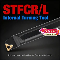 Strumento di tornitura interno a vite S08K/S10K/S12M/S14N/S16Q/S20R/S25S- STFCR/L 07/11/16 tornio di taglio CNC barra di taglio utensile di tornitura