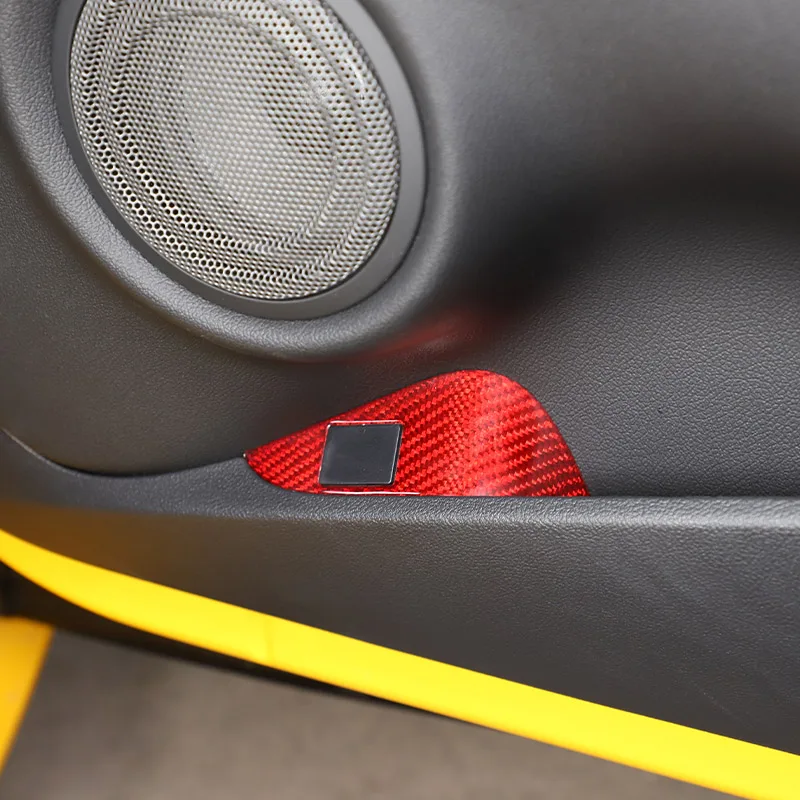 

Real Carbon Fiber For Toyota GR Supra A90 2019-2022 Car Interior Trunk Switch Button Frame Decorative Sticker Car Accessories