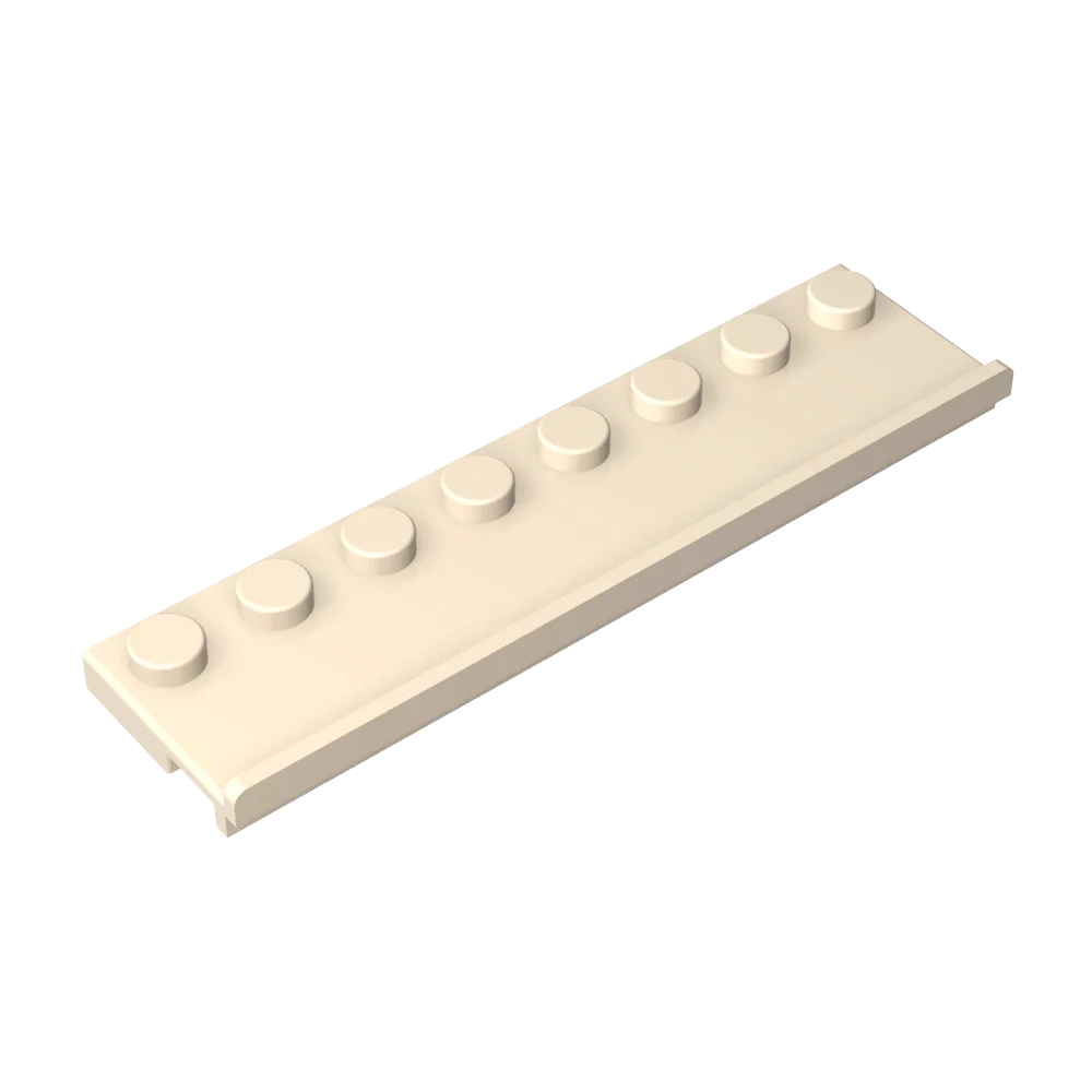 Gobricks GDS-747 플레이트 스페셜 2x8 도어 레일 포함 레고 30586 어린이 DIY 빌딩 블록 기술과 호환 가능