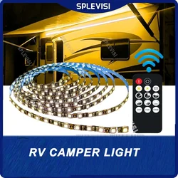 RV Campervan Caravana Led Awning Party Light Strip Light Waterproof  for Motorhome Travel Trailer Exterior Lighting 12v