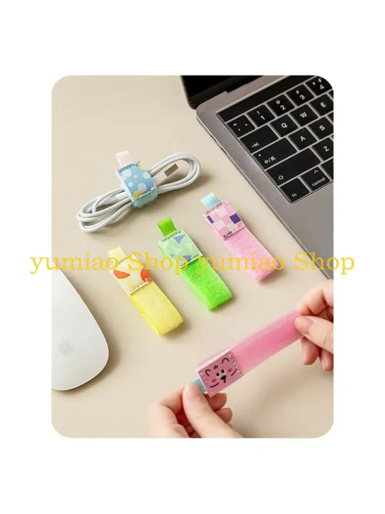 587B Cartoon Nylon Cable Tie Practical Cable Fastening Strap For Wire Management