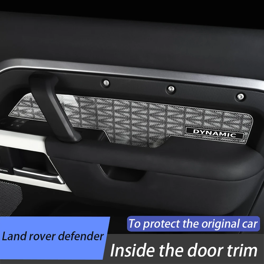 20-24 model of new land rover defender inside the interior door trim panel handle door frame decoration modified special accesso