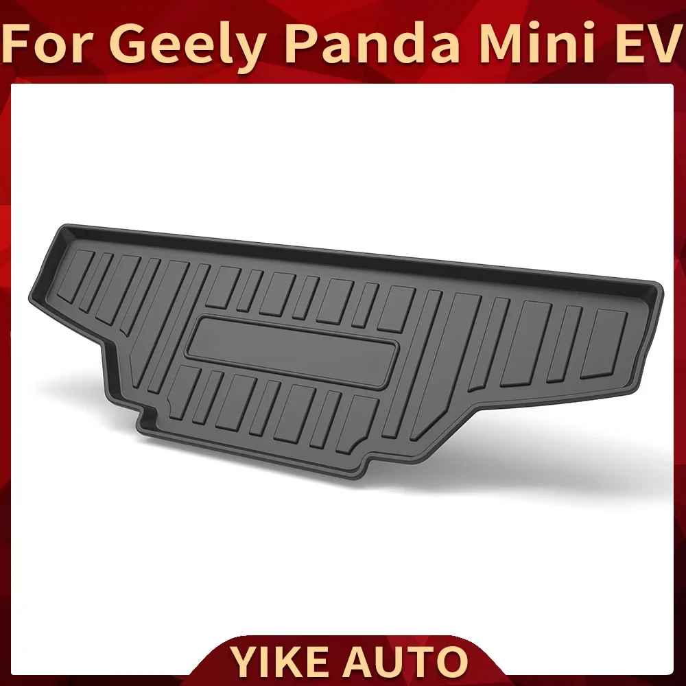 For Geely Panda Mini EV 2023-2024 Auto Car Cargo Liner All-Weather TPE Non-slip Trunk Mat Waterproof Tray Trunk Carpet Accessory