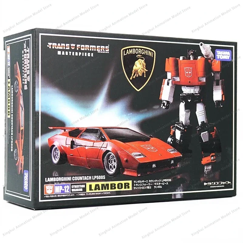 Takara Tomy Transformers Toys MP-12 Tiger Track Lambor Sideswipe Action Figures Transformer Robot Transformers Figures Toys 18cm