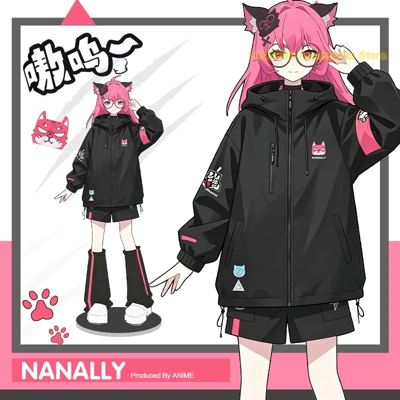 AnimeNeverness to Everness Mint Lacrimosa Nanally Coluccis Cosplay Costume Autumn Fashion Comicon Coat Daily Clothes Jacket