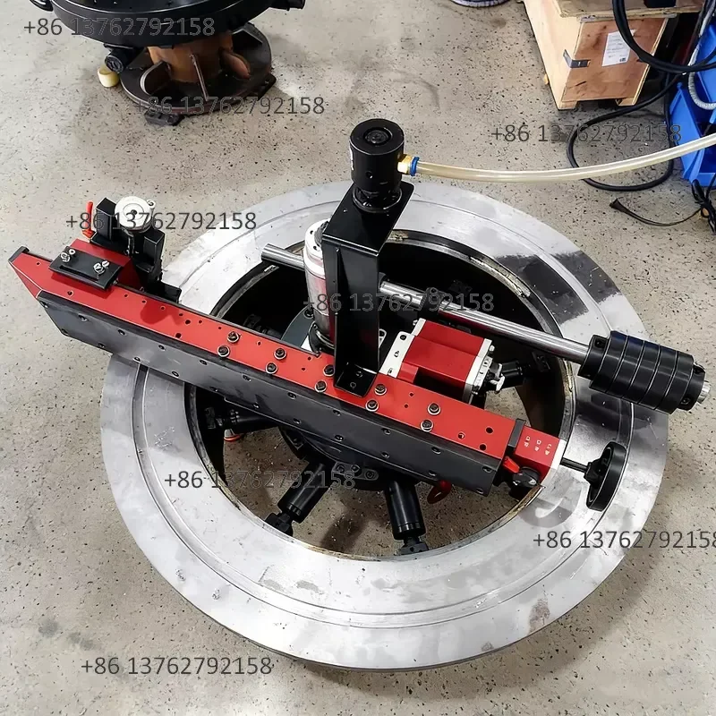 【2026】 FLP-1650 SERIN Automatic High-Accuracy Pneumatic ID-Mounted Flange Facing Machine for Chemical Engineering Industrial