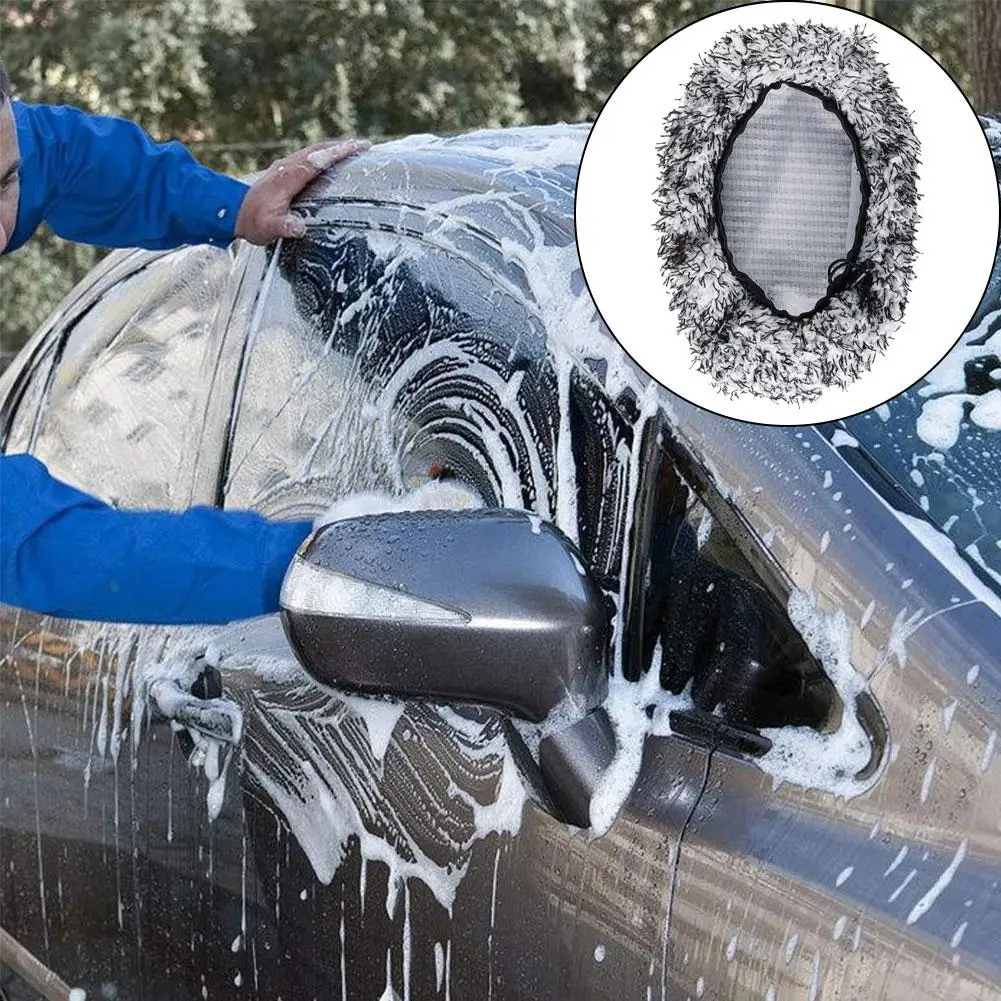 Cubierta de cepillo de repuesto para fregona de tela, venta al por mayor, mango largo, cepillo de felpa, cubierta de agua para coche, cubierta de coche, lavado H3O2