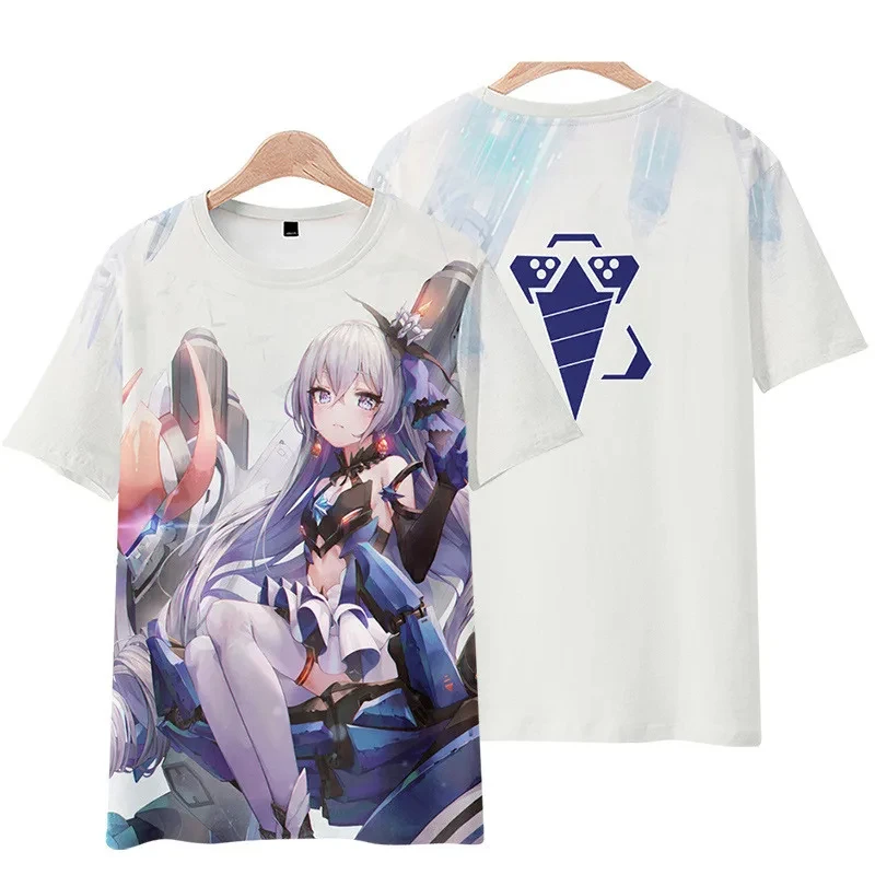 Honkai Impact 3 Seele Vollerei 3D Print T-shirt Summer Fashion O-Neck Short Sleeve Anime Streetwear Unisex Clothing