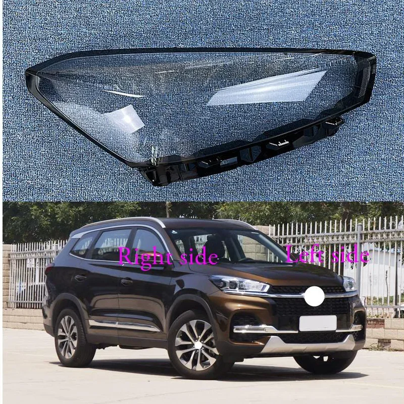 For Chery Tiggo 8 2018 2019 Car Headlight cover Headlamp Lens Auto Shell Cover