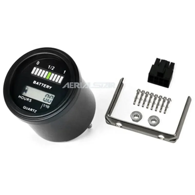 

Измеритель моточасов и уровня заряда аккумулятора Aerialstar 2420106 для спецтехники JLG 45HA, E600J, E600JP, M600J, M600JP