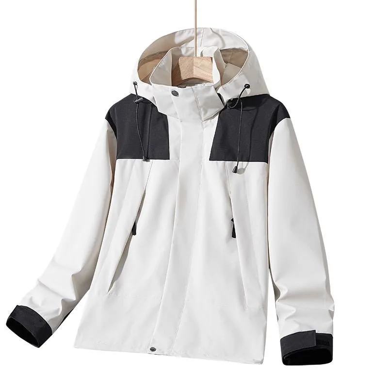 

Повседневная куртка унисекс, уличная водонепроницаемая ветровка с капюшоном, универсальная верхняя одежда для мужчин/женщин, походная, кемпинговая, ветрозащитная, легкая одежда