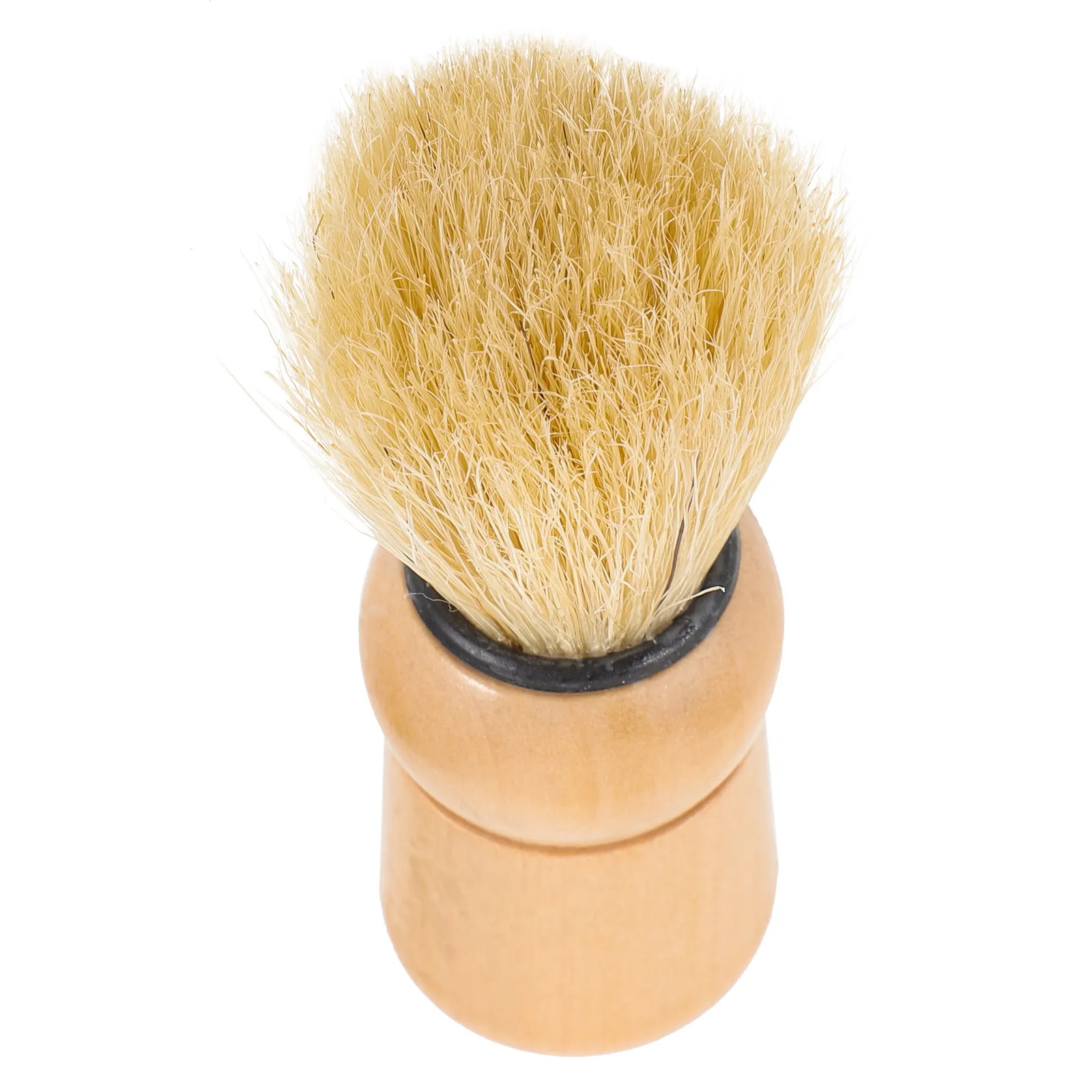 Beard Brush Shaving Accessory Solid Wood Bristle Hair for Men Salon Electric Shaver Non Slip Gentle Foaming Tool
