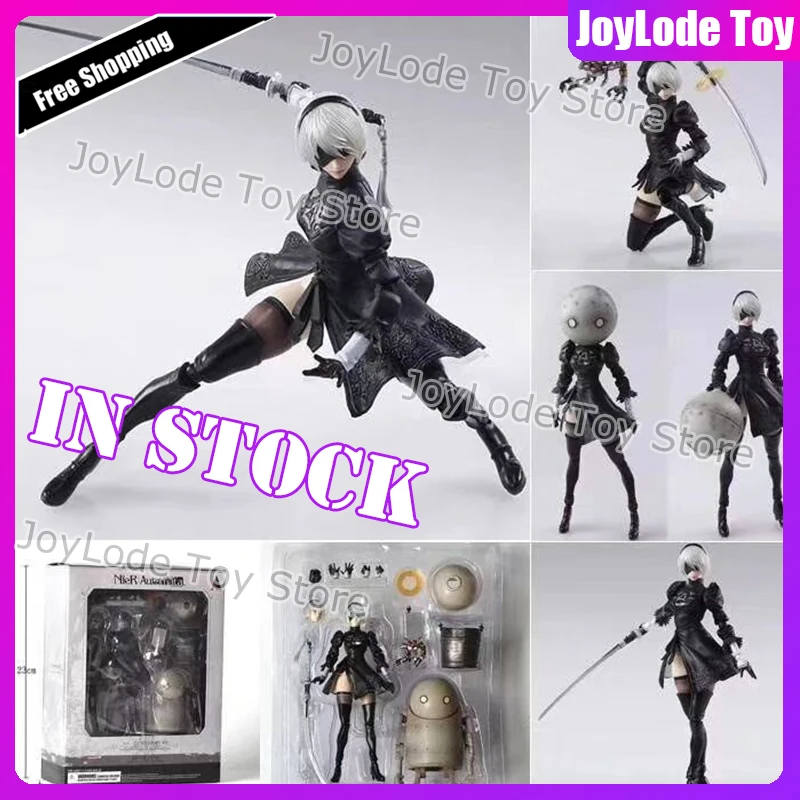 

In Stock Nier:Automata Game Figures automata nier 2b Action figure PVC Collection Model Desktop decoration Pretty girl Toys Gift
