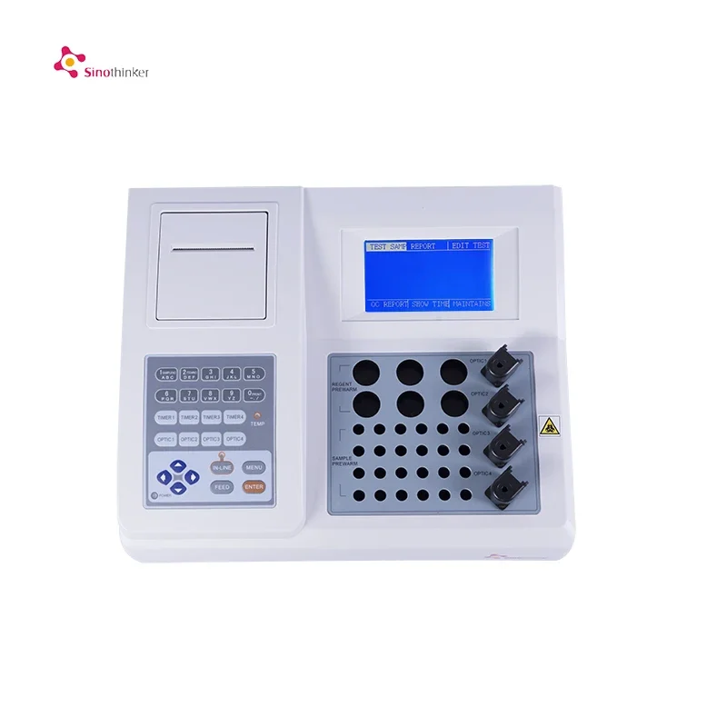 DIRUI Full-Automatic Biochemistry Chemistry Analyzer for Hospital Laboratory with Metal Plastic Material for Reagent Format