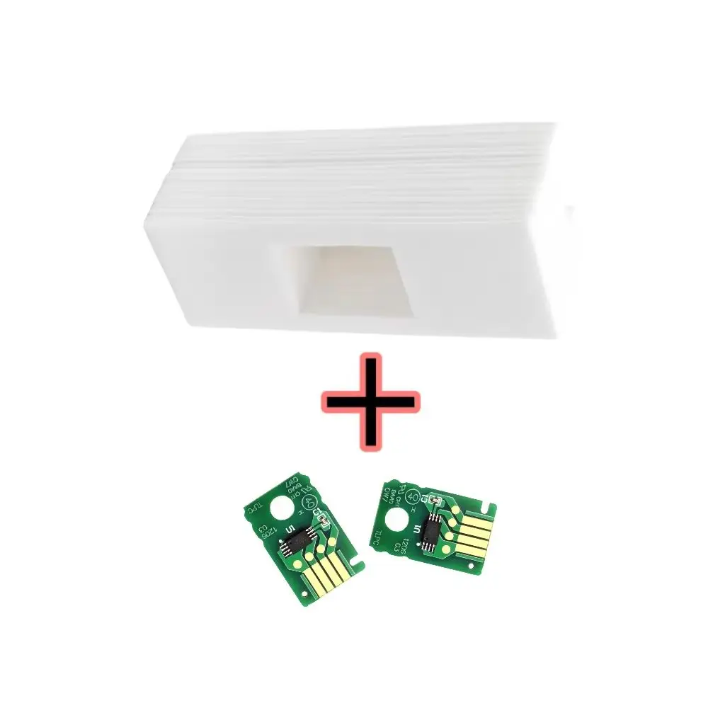 

1Set MC-30 MC30 Waste Ink Tank Pad+2pc Chip For Canon TX-5200 5300 5400 520 521 540 541 541S 560 561 561S Maintenance Box Sponge