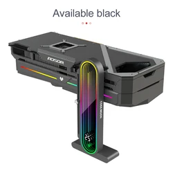 Graphics Card Bracket 5V 3Pin ARGB Magnetic Base Graphics Card GPU Brace GPU Support Bracket GPU Water Cooling Kit Support Stand