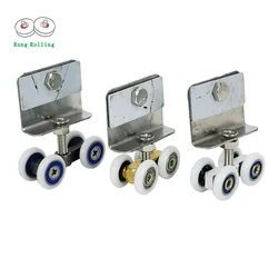 2pcs small shower door rollers,hanging rollers,track wheels,Bathroom Pulley,sliding door glass track pulley,lifting nylon wheel.