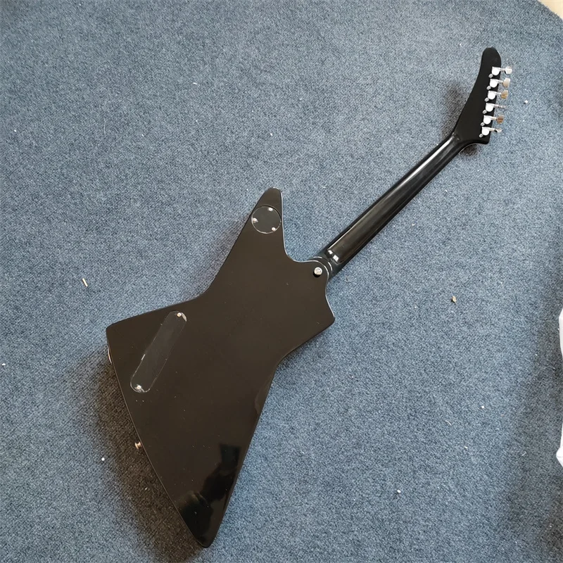 Goose 6-string Electric Guitar, Black Paint, Special-Shaped, In Stock Free Delivery