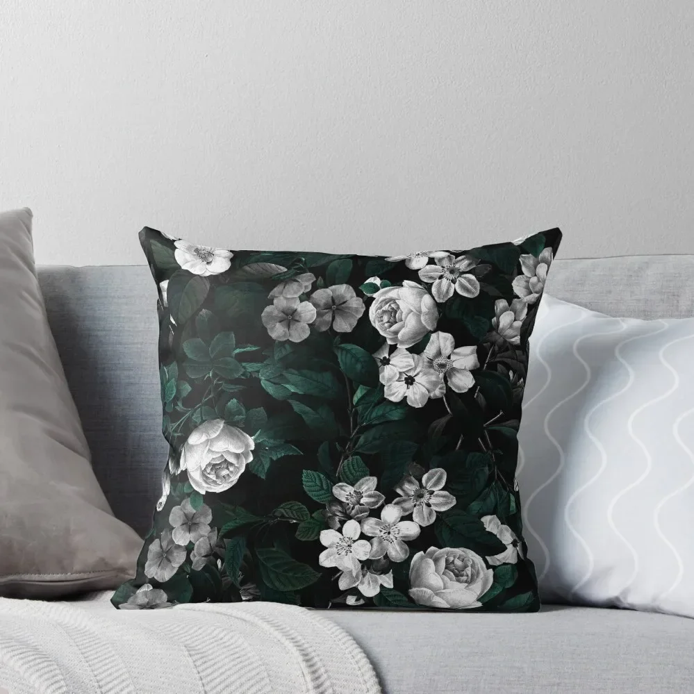 

Botanical Night Throw Pillow Pillow Decor Pillowcase christmas cushions covers Ornamental Pillow