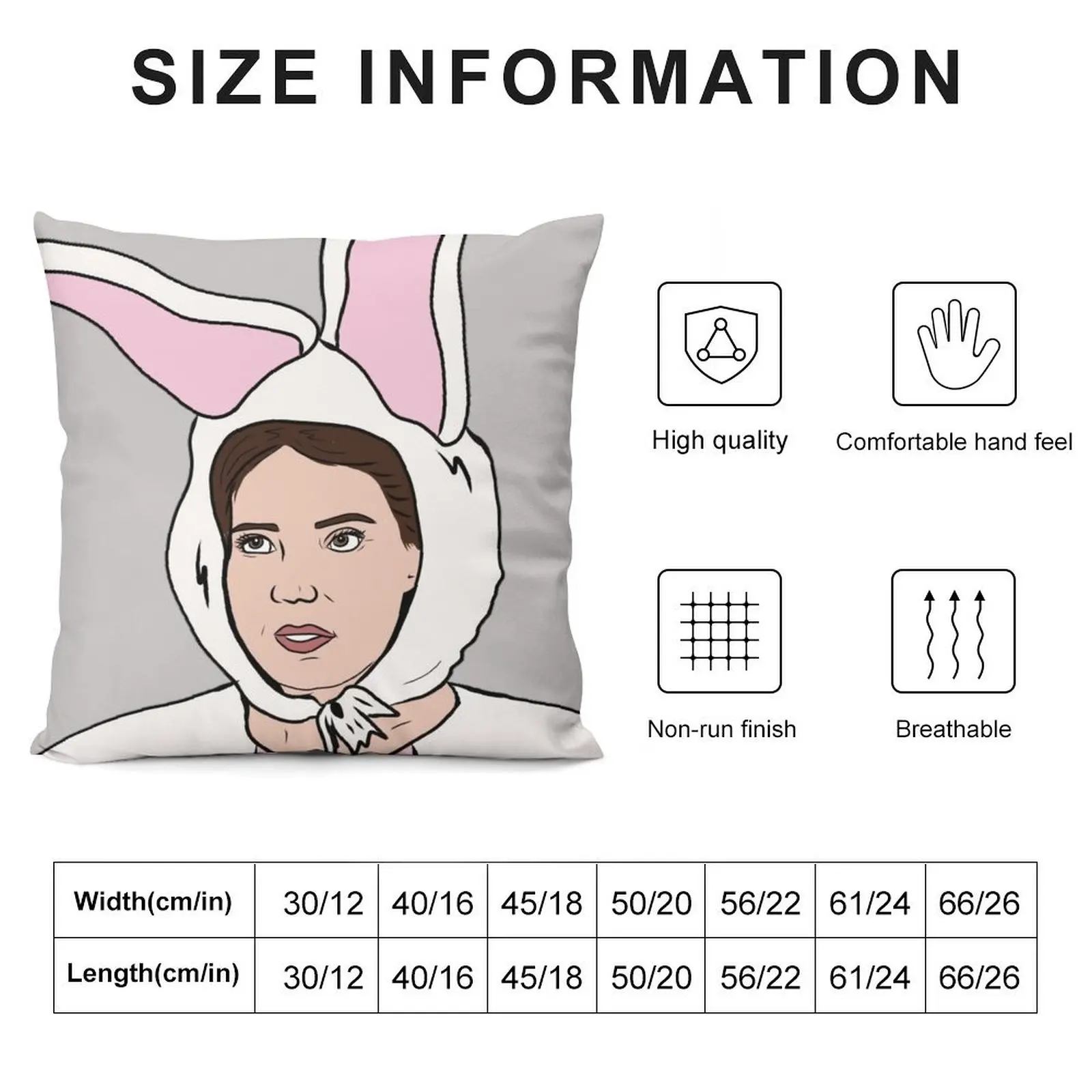 Pocket Anya Bunny Halloween BTVS Throw Pillow Decorative Cushions Couch Cushions luxury home accessories pillow