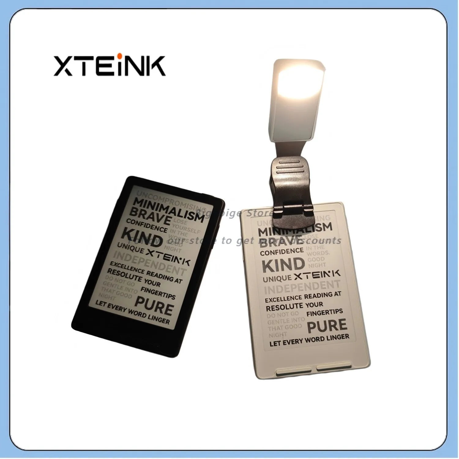 XTEINK X3 International Global Version 3.7 Inch Mini E-Ink Ebook Reader 16GB Premium Holiday Present Kit Friends and Family Gift