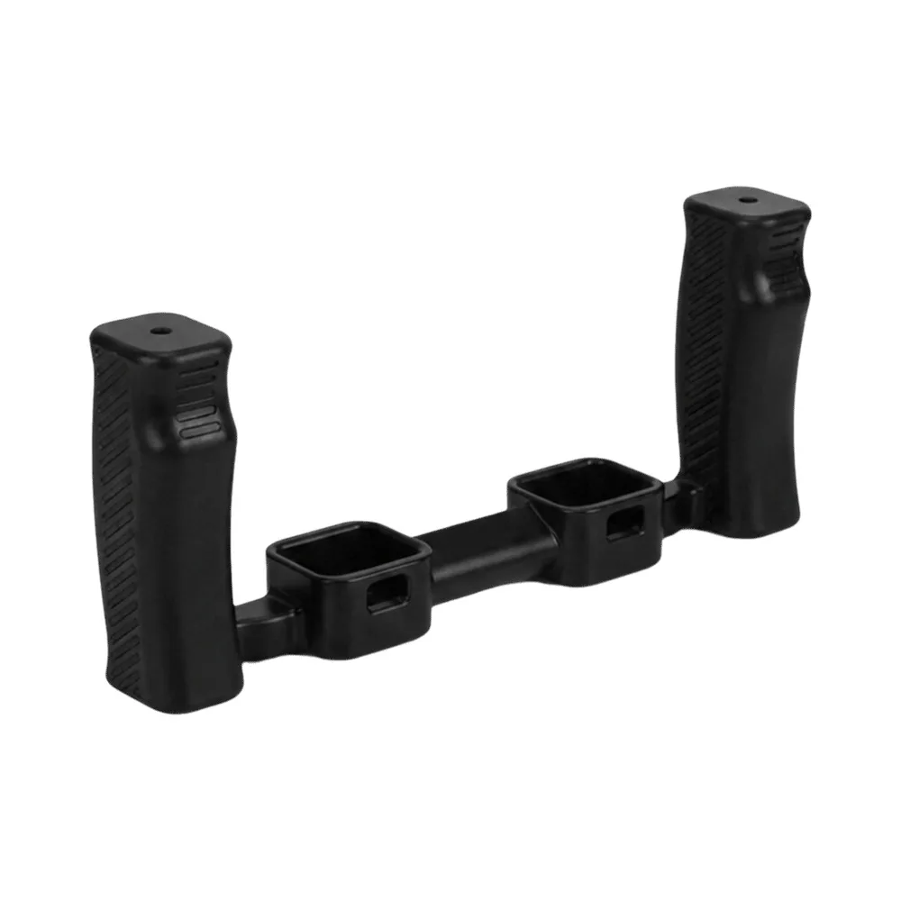 Durable Non-Slip Camera Handle Set 1/4 Inch Thread Dual Hand Configuration Pocket Camera Grip for DJI Osmo Pocket 3/4/4p