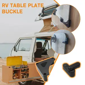 Motorhome Indoor Organizador, Gabinete Board Buckle, Trailer Completo, Dobrável, ao ar livre, Gabinete Board, Rotary Lock, RV Suprimentos 10 principais vendas móveis para autocaravanas - №9