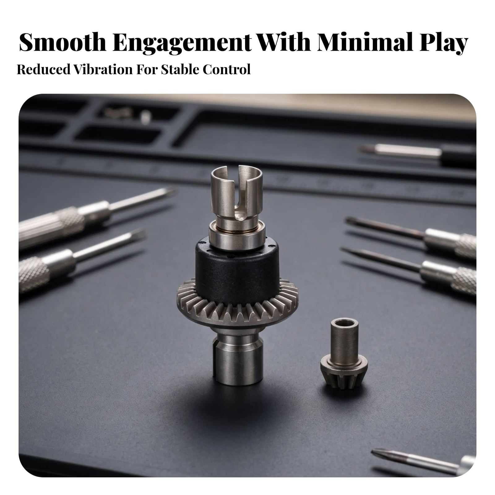 Differential Gear Assembly Easy to Install RC Car Differential Smooth Stable for Hobbyists