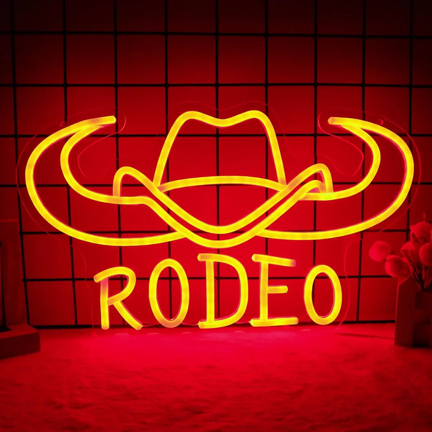 

Cowboy Neon Signs LED Longhorn Neon Light Sign For Wall Art Bedroom Home Office Bar Game Room Man Cave Wall Decor Gift 16*9.3in