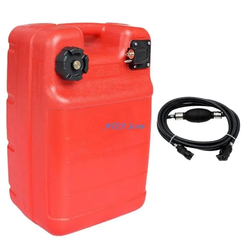 

U13C Portable Transfer tanks with Siphon & Long Hose Outdoor Transport Storage for Various Vehicles
