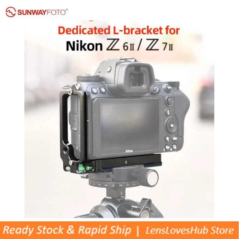 

SUNWAYFOTO PNL-Z6II L-bracket for Nikon Z6II Z7II DSLR Arca / RRS Compatible Quick Release Plate