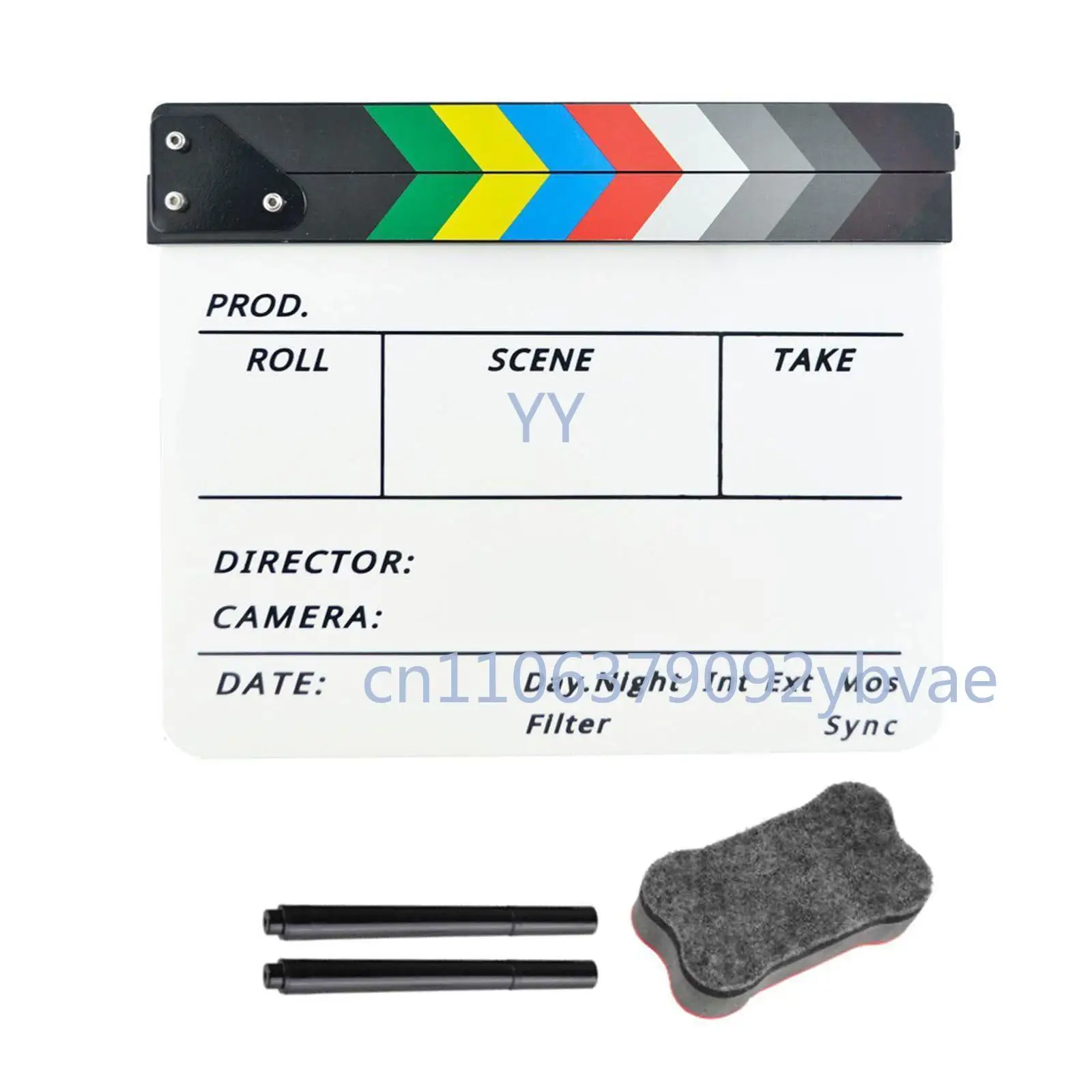

Movie Clapboard Professional Movie Film Clap Board for Movie Enthusiasts Photography Studio Camera Theater Filmmakers Background