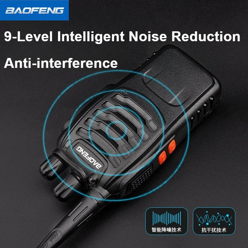 Baofeng جهاز اتصال لاسلكي BF-888S الصينية والإنجليزية USB شحن برمجة الكمبيوتر VOX 2 طريقة راديو baofeng اسلكية تخاطب