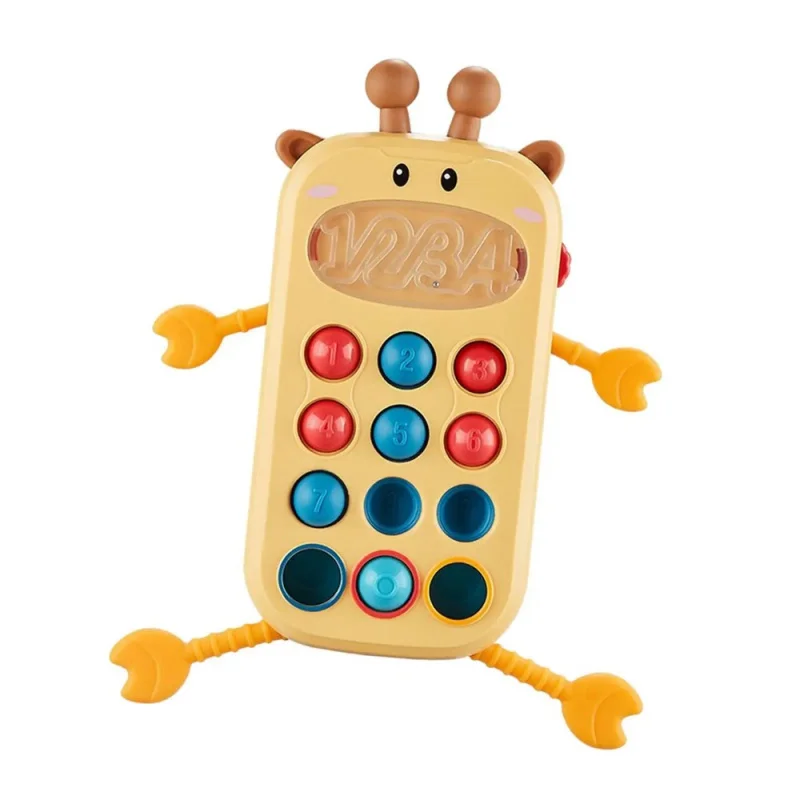 Baby interactief speelgoed Baby's Reisspeelgoed Trekkoord Leuk telefoonpers Educatief speelgoed voor meisjes en jongens 3-6 maanden Verjaardagscadeaus