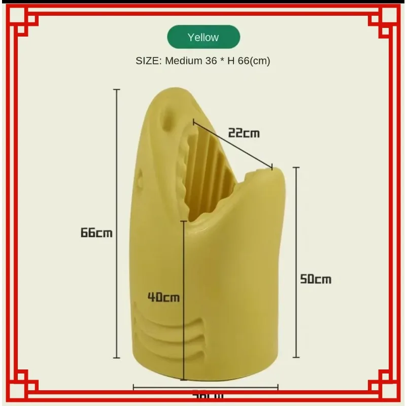 Net Red Ins Shark Umbrella Bucket Nordic Designer Umbrella Rack Home Door Creative Animal Umbrella Storage Bucket