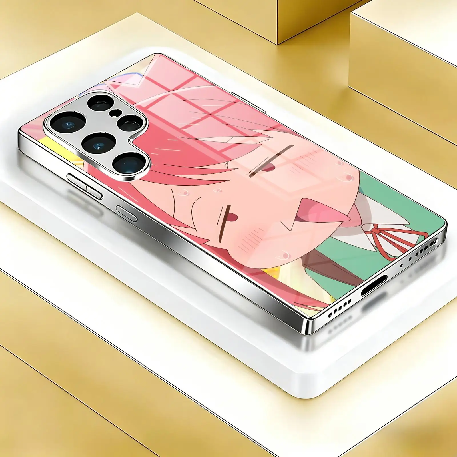 Draw This, Then Die  Phone Case For Samsung S26 S25 S24 S23 S22 S21 Plus Ultra Note20 Electroplated glass Phone Case