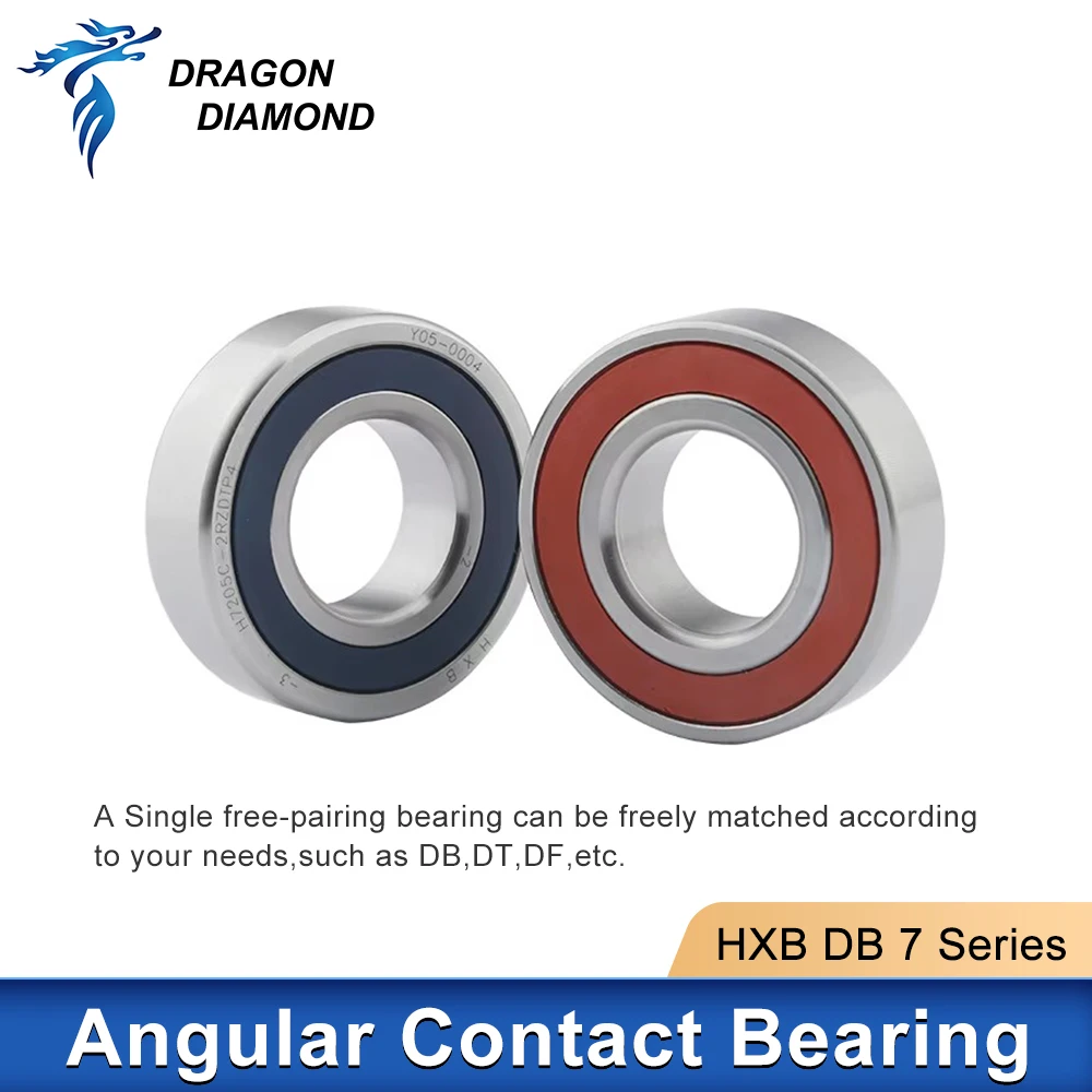 CNC Milling Machine Bearing HXB P4 7 Series Angular Contact Bearing 7007 7006 7005 7004 7003 7002 Steel Ball DB Spindle Bearing