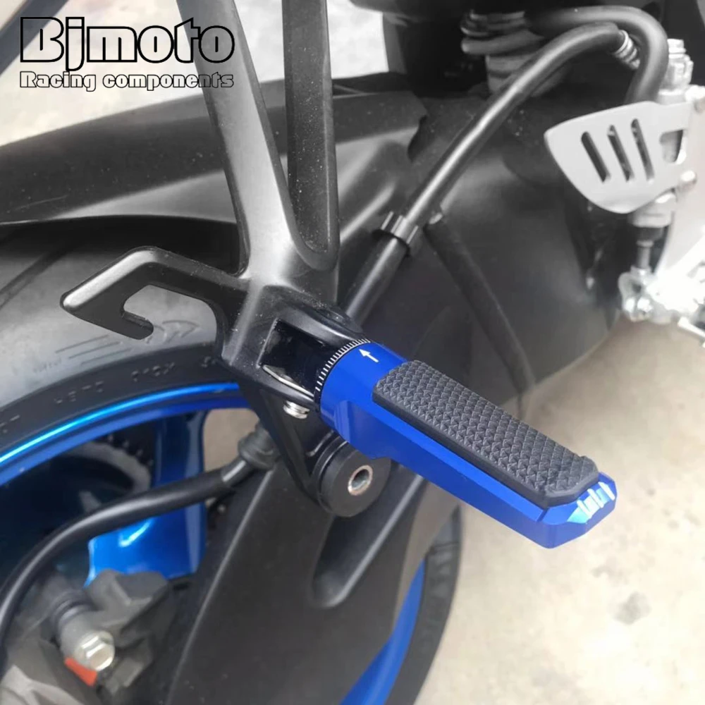 Motorcycle Rider Foot Pegs Front Pedal Footrests For KAWASAKI Z750R Z800 Z800E Z1000 Z1000R ZX-6R ZX6R 636 ZX-10R ZX10R