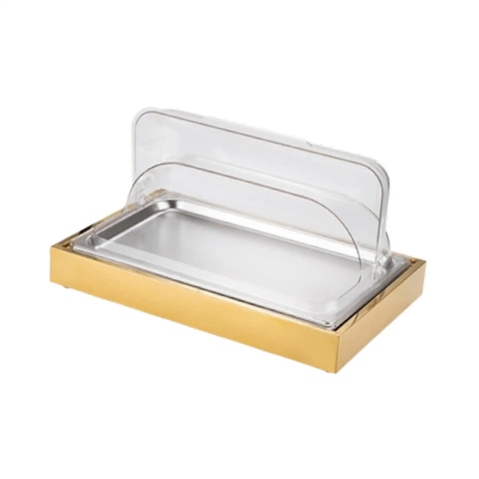 Ice Food Serving Display Tray Display Plate Elegant Party Buffet Tray Food Dish Seafood Display Detachable Design for Buffet
