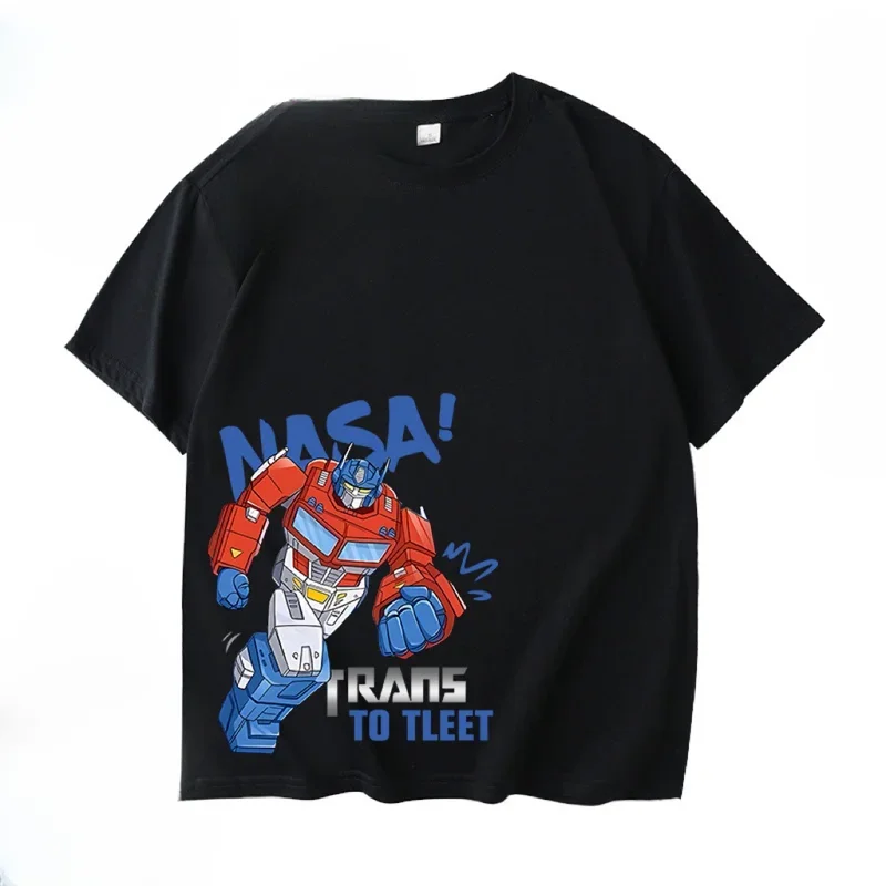 King Kong boys and girls cotton T-shirt Optimus Prime kids adult 3D printed short sleeves