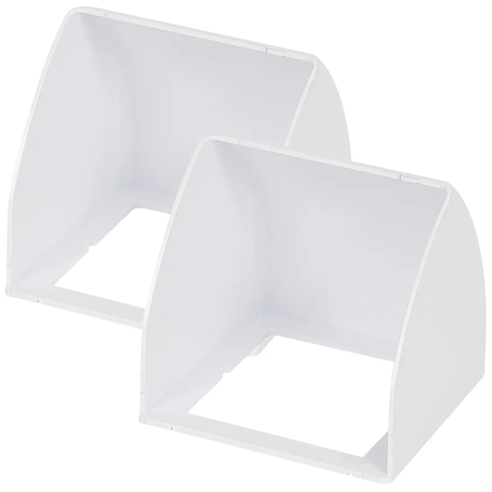 2Pcs Doorbell Rain Cover ABS Waterproof Cover Outdoor Protector Suitable for Access Control Attendance Password Card Machines