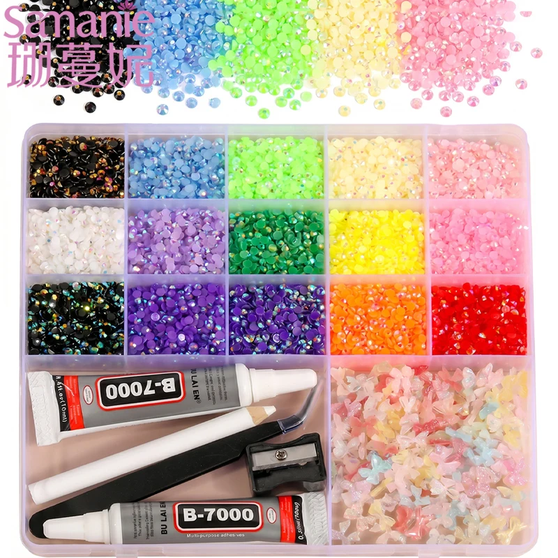 Resin Art Tool Kit - Kit de strass en verre AB