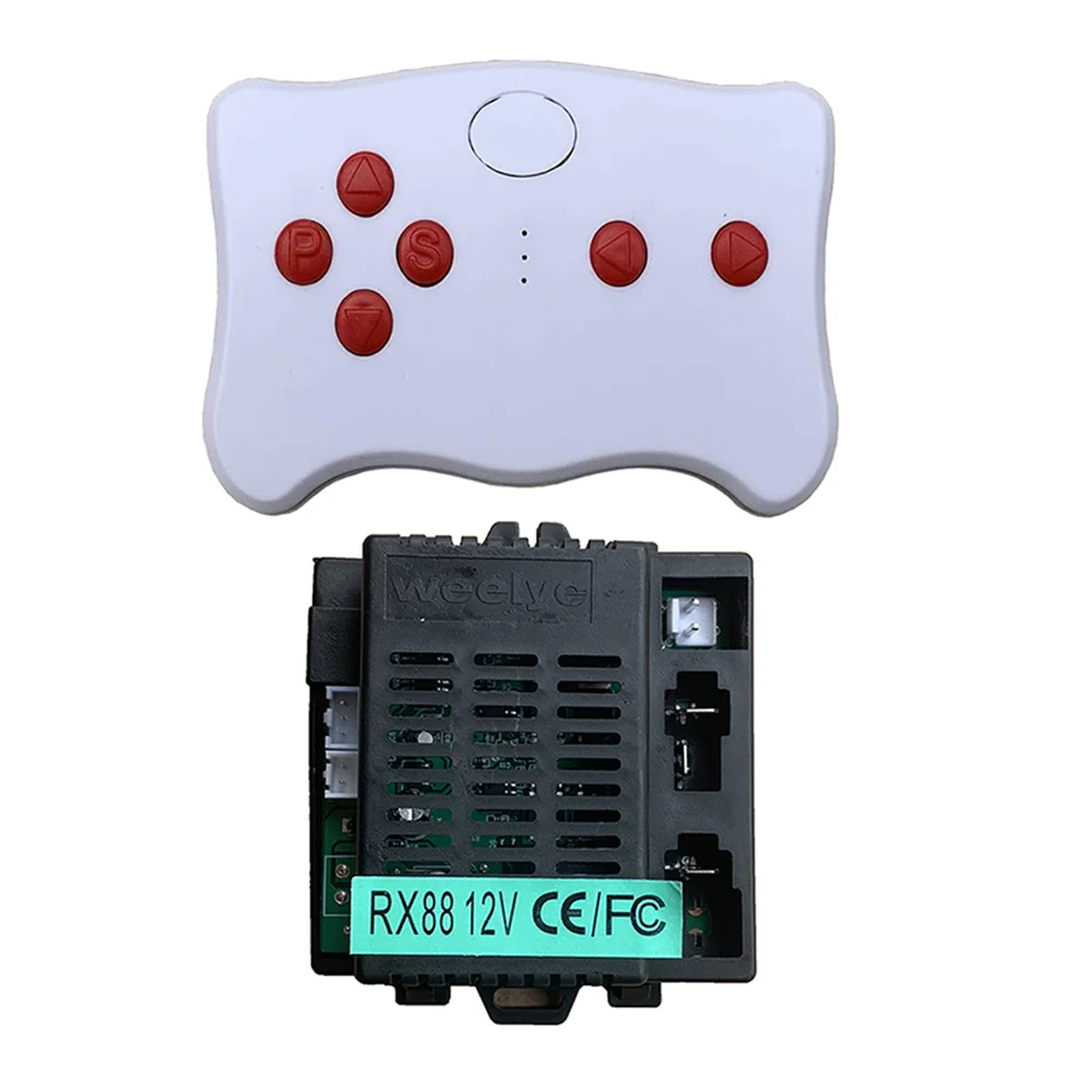 Weelye-mando a distancia y receptor para niños, RX88 FCC, 12V, 2,4G, Bluetooth, piezas de repuesto para coche